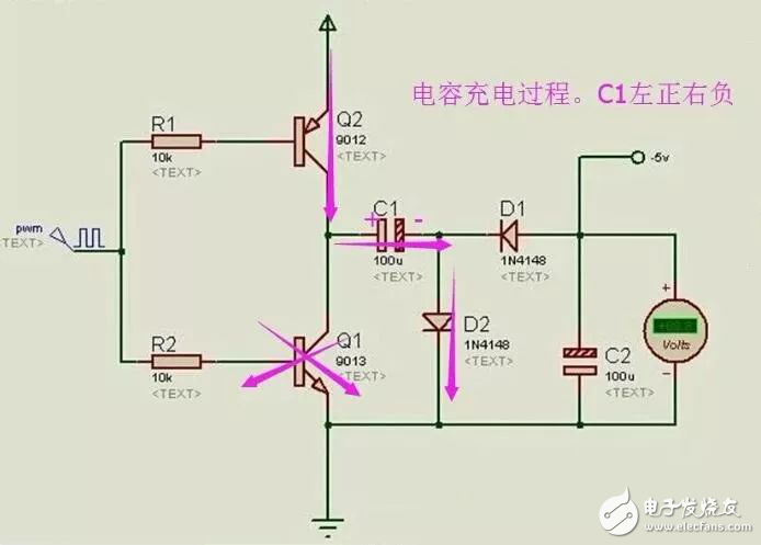 單片機電子電路中常用的兩種負壓產(chǎn)生電路解析